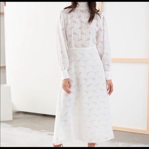 White & Other Stories Midi Dress